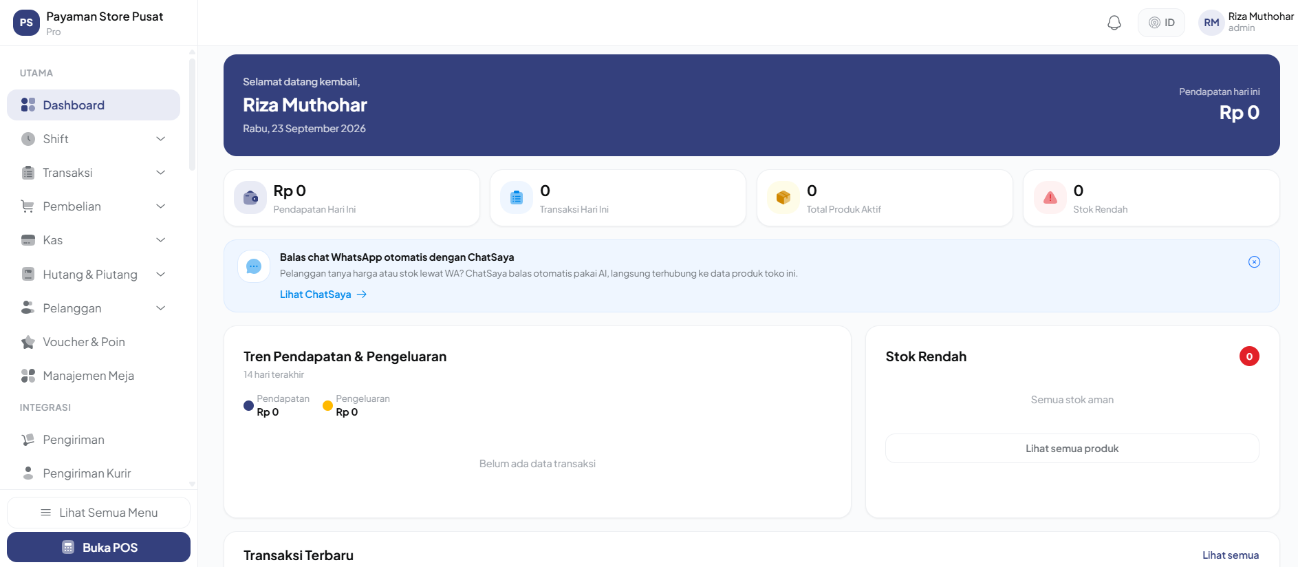 Dashboard Mockup