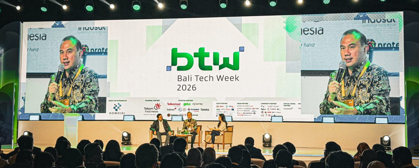 Suasana peluncuran model AI GoTo di Bali Tech Week 2026