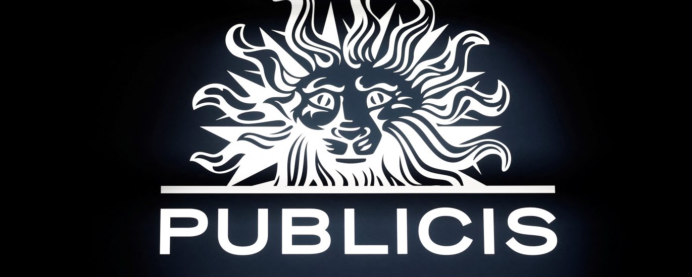 Logo Publicis Groupe pada konferensi Viva Technology, foto Reuters