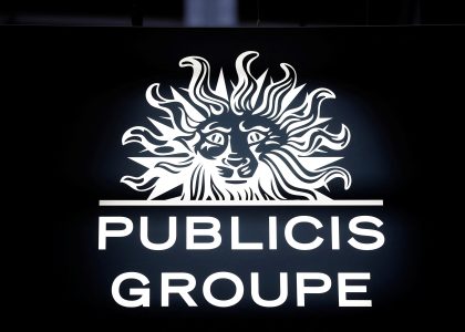 Logo Publicis Groupe pada konferensi Viva Technology, foto Reuters